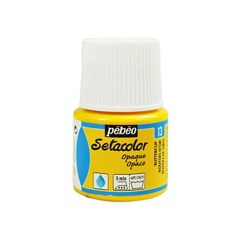 Farba do tkanin Pebeo Setacolor 45ml, Żółta/13 Buttercup
